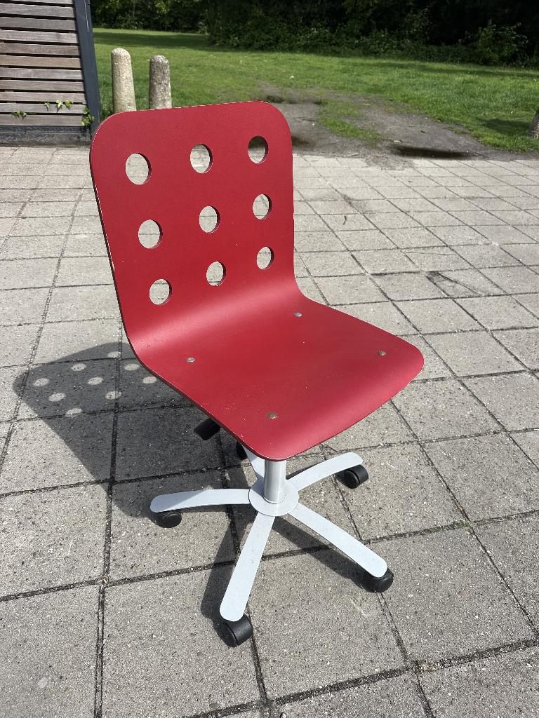Ikea rode bureaustoel, Ophalen, Gebruikt, Rood, Bureaustoel