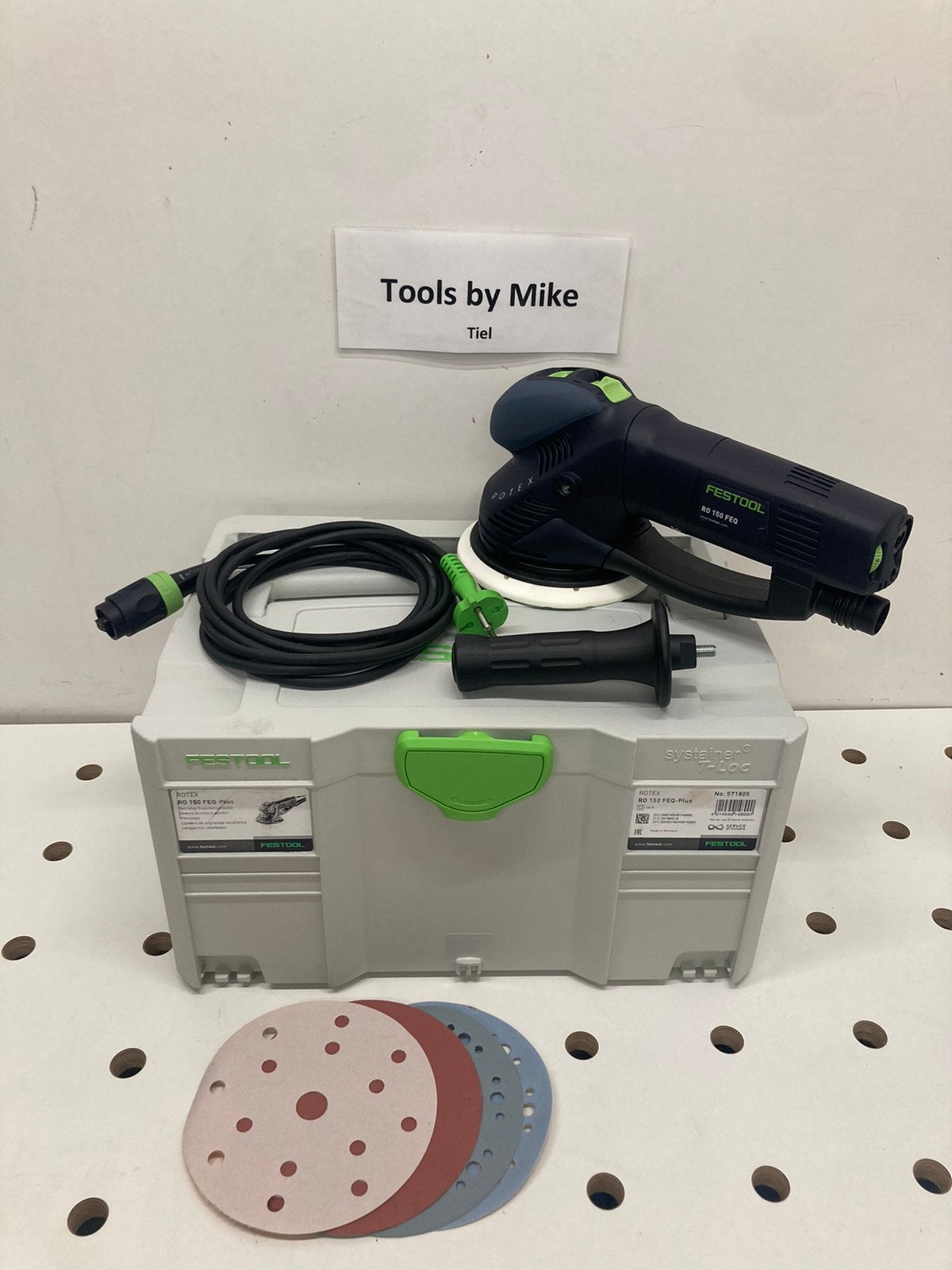 Festool ro150feq rotex schuurmachine, Ophalen, Zo goed als nieuw, Minder dan 600 watt, Excentrische schuurmachine
