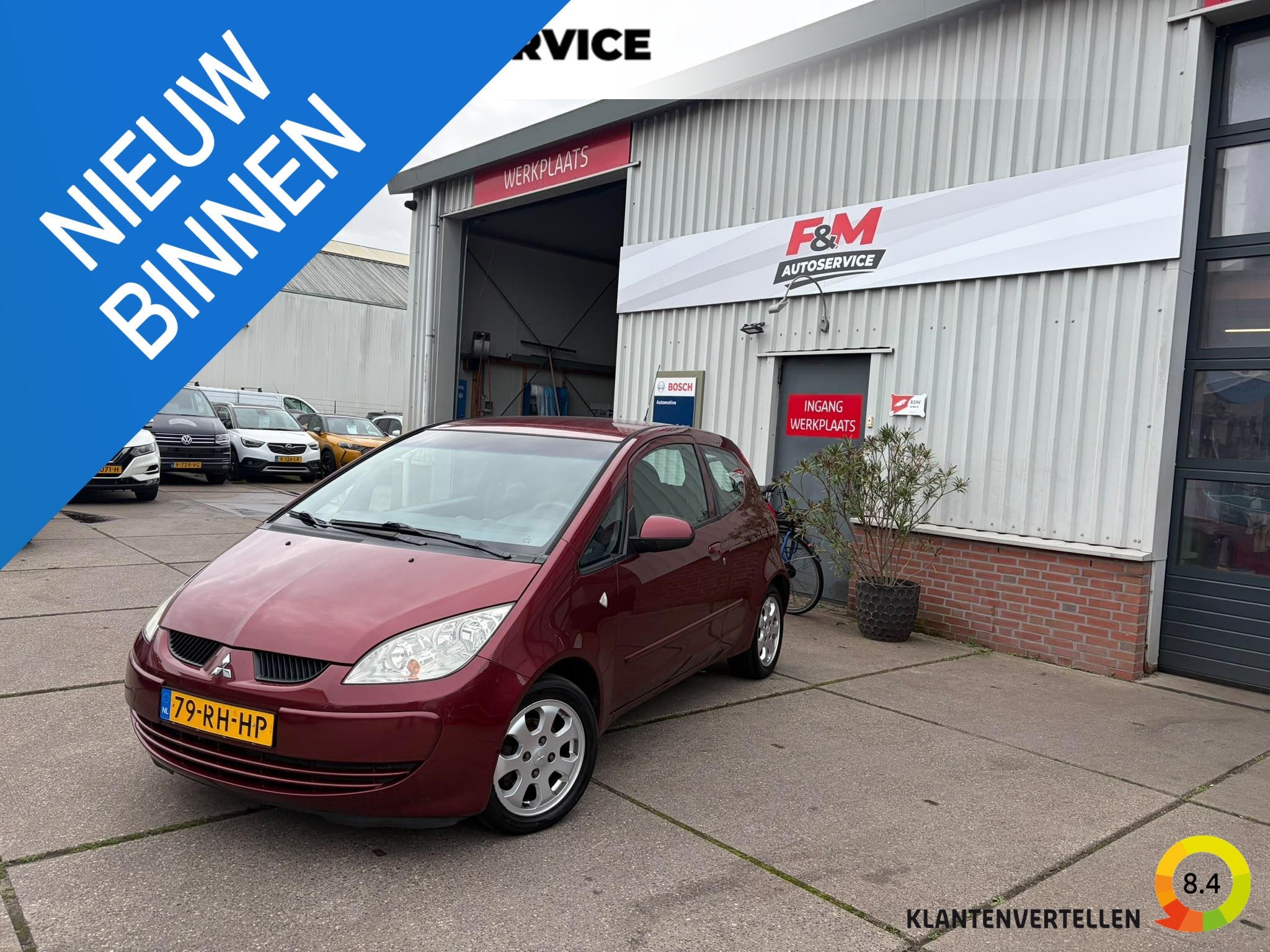 Mitsubishi Colt 1.3 Invite Airco, radio, Voorwielaandrijving, Gebruikt, Colt, Origineel Nederlands