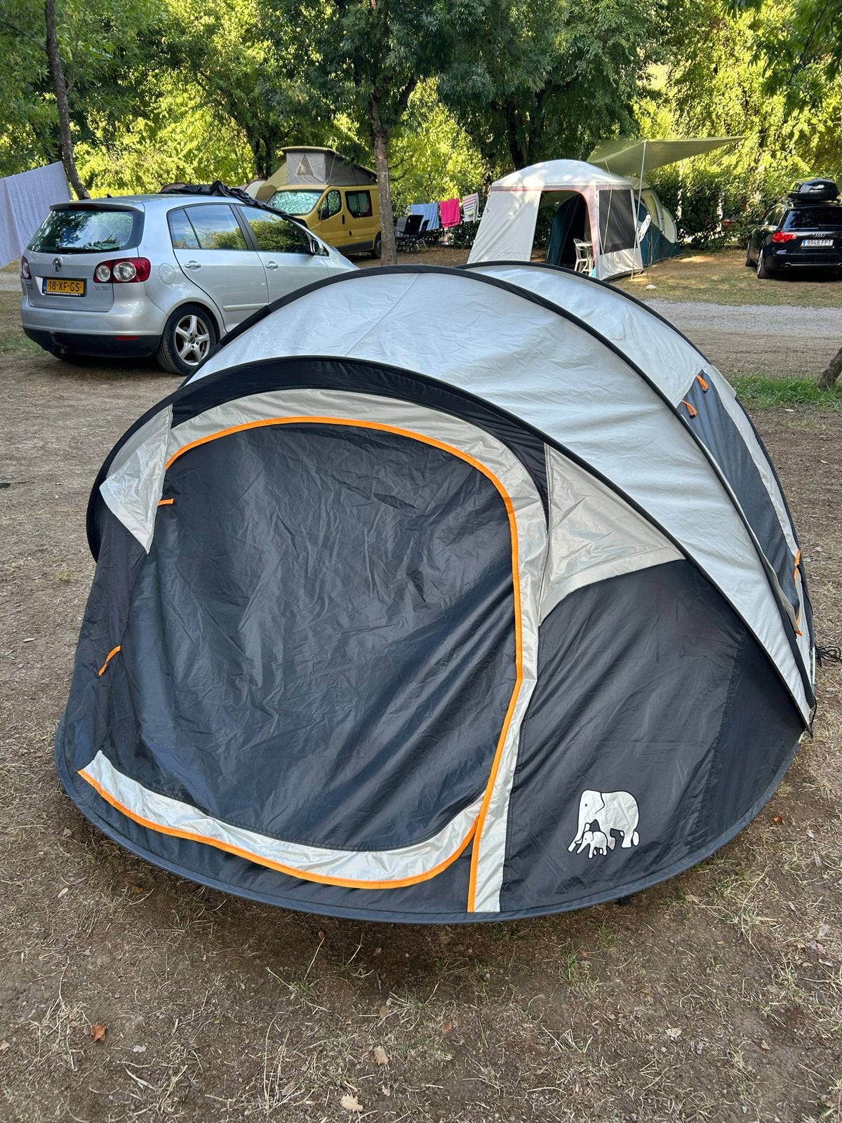 DERYAN Pop-up tent 4 personen - Zo goed als nieuw, Ophalen, Zo goed als nieuw, Tot en met 4