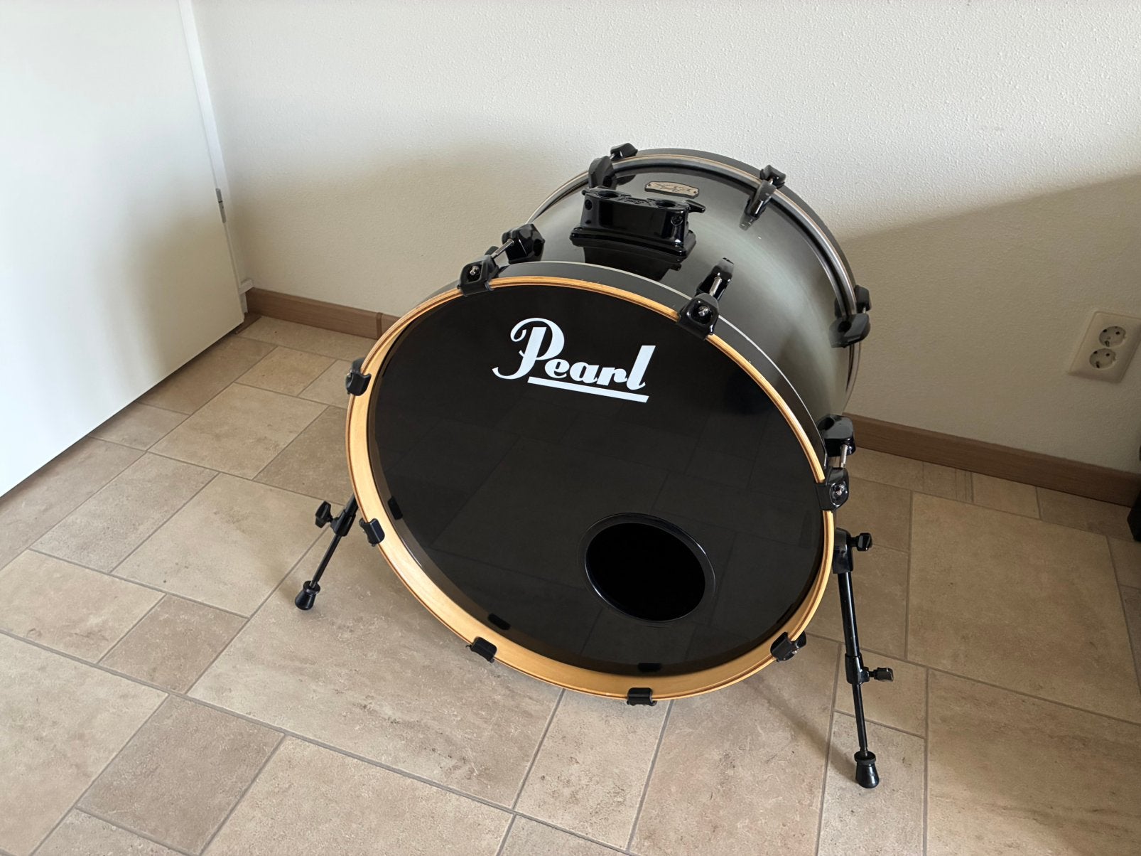 Foto 7 van Pearl drumstel COMPLEET!  hardware/cymbals/tassen