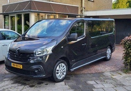 Renault Trafic DC 1.6 DCI 2016 met nieuwe turbo!, Voorwielaandrijving, Euro 5, Zwart, 4 cilinders