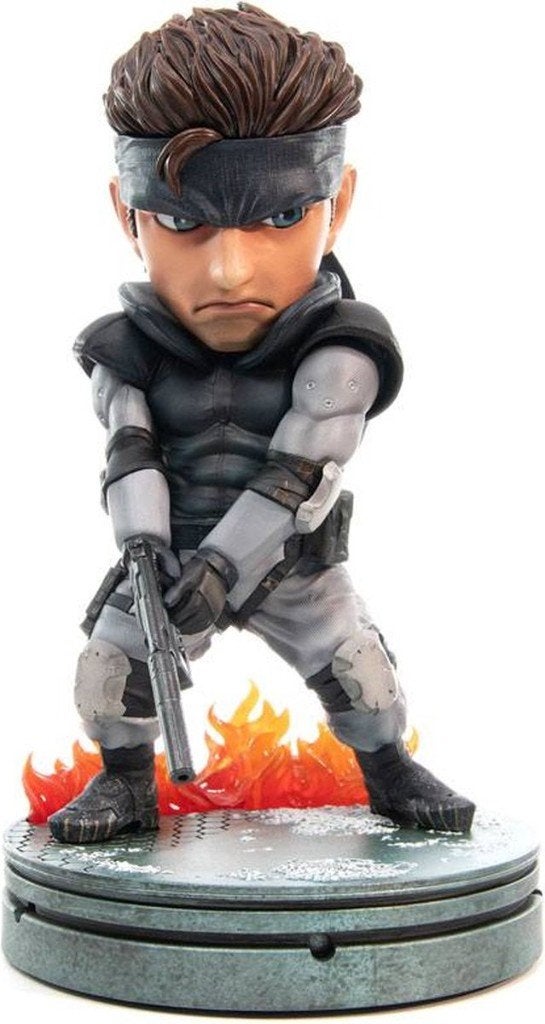 Metal Gear Solid Snake SD 8 inch PVC Statue First 4 Figures, Heo, Nieuw, Ophalen of Verzenden, Heo