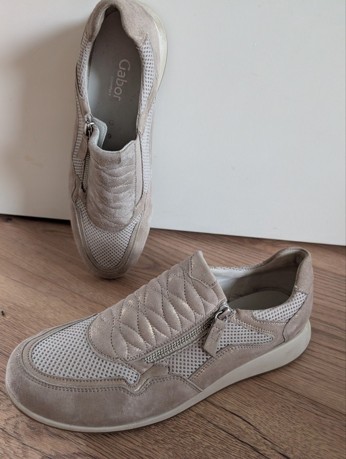 Gabor Comfort Instappers - Beige/Goud, Gabor, Nieuw, Ophalen of Verzenden, Instappers