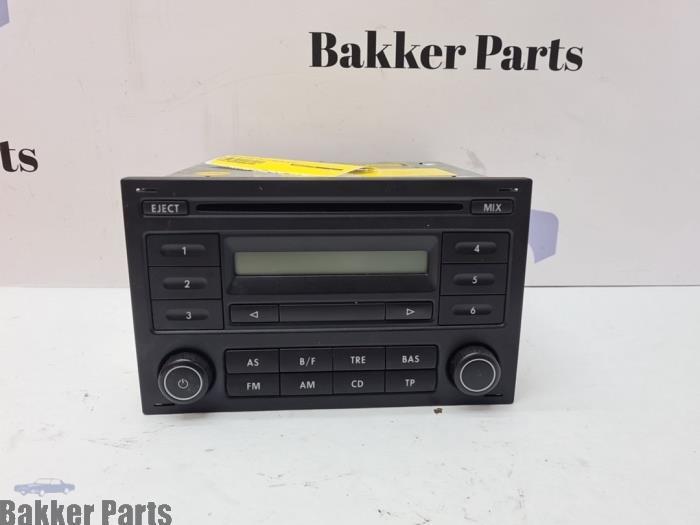 Radio CD Speler van een Volkswagen Polo, Gebruikt, -, Volkswagen, -