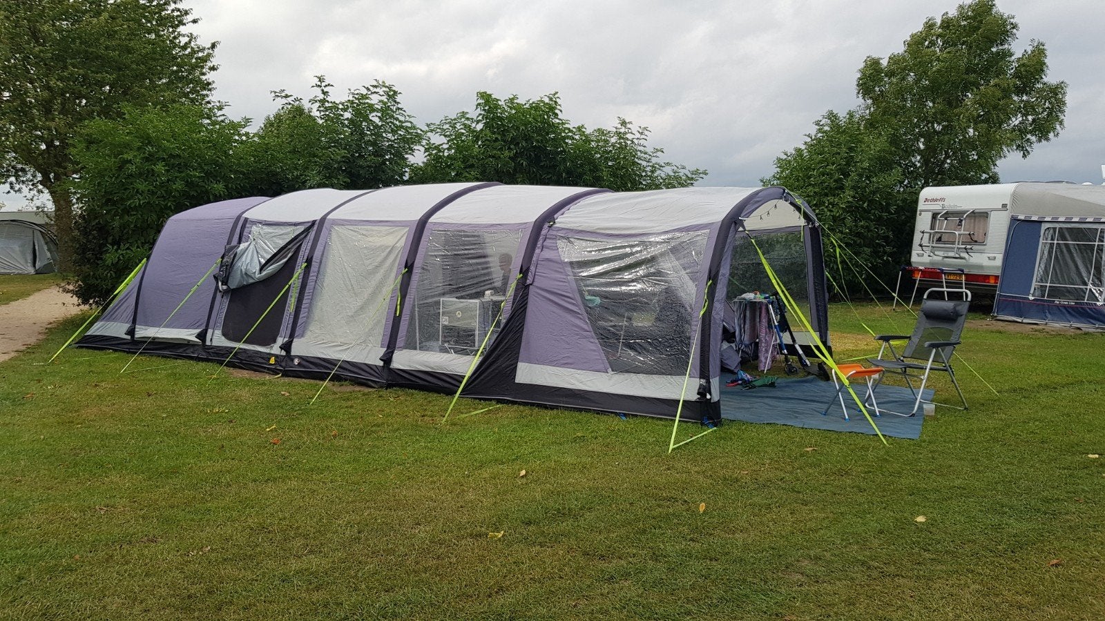 KAMPA Croyde 6 Classic Air Pro Tent -met extra accesoires, Ophalen