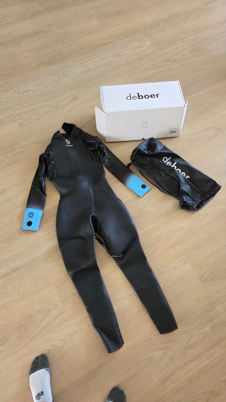 De Boer Fjord 4.0 wetsuit, maat ST, Ophalen of Verzenden, Nieuw, Zwart