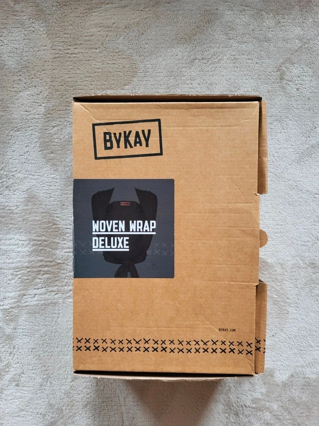 ByKay Woven Wrap Deluxe draagdoek maat 7 zwart, Overige merken, Draagdoek, Ophalen of Verzenden, Zo goed als nieuw