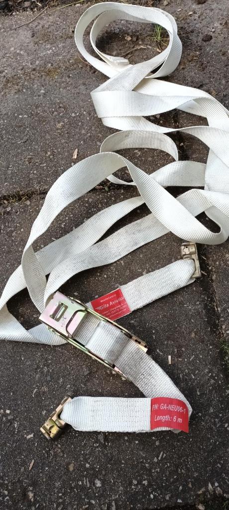 spanbanden met haken en ratel, Auto diversen, Aanhangwagen-onderdelen, Ophalen, Gebruikt