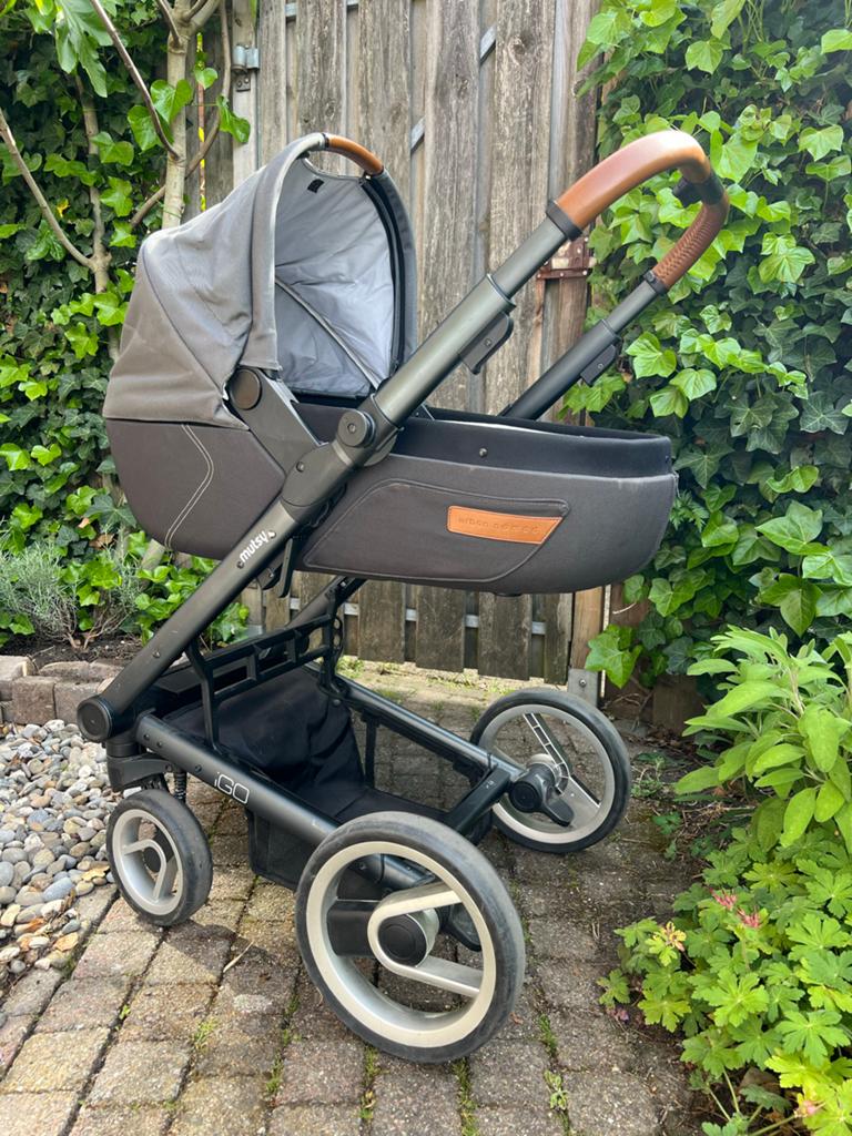 Complete Mutsy iGo kinderwagen set incl. accessoires, Ophalen, Zo goed als nieuw, Combiwagen, Mutsy