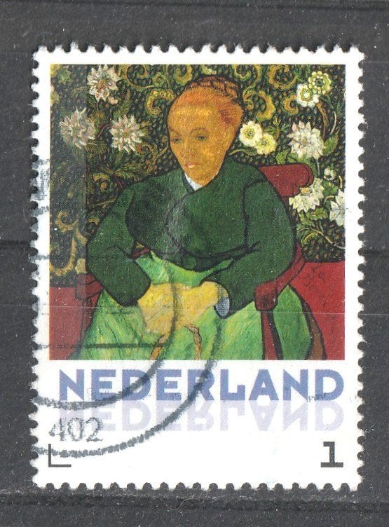 49 E Vincent van Gogh, Verzenden, Na 1940, Gestempeld