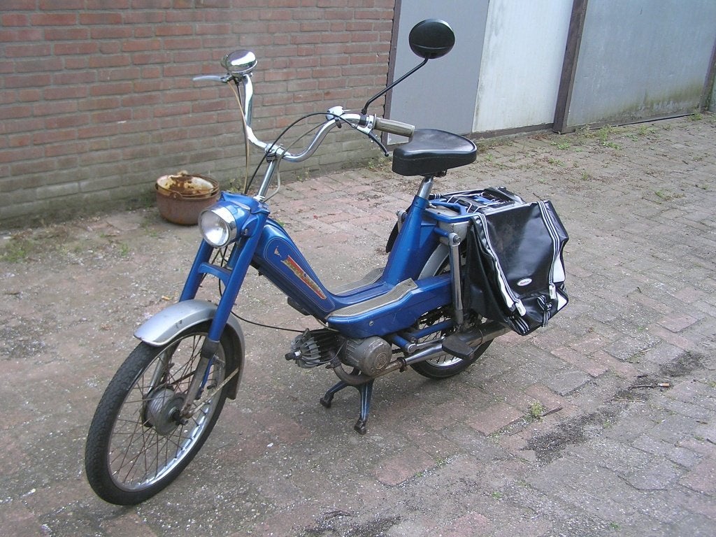 zeer zeldzaam bonnie brommer, Fietsen en Brommers, Brommers | Oldtimers, Ophalen, Overige merken, 45 cc, Maximaal 45 km/u
