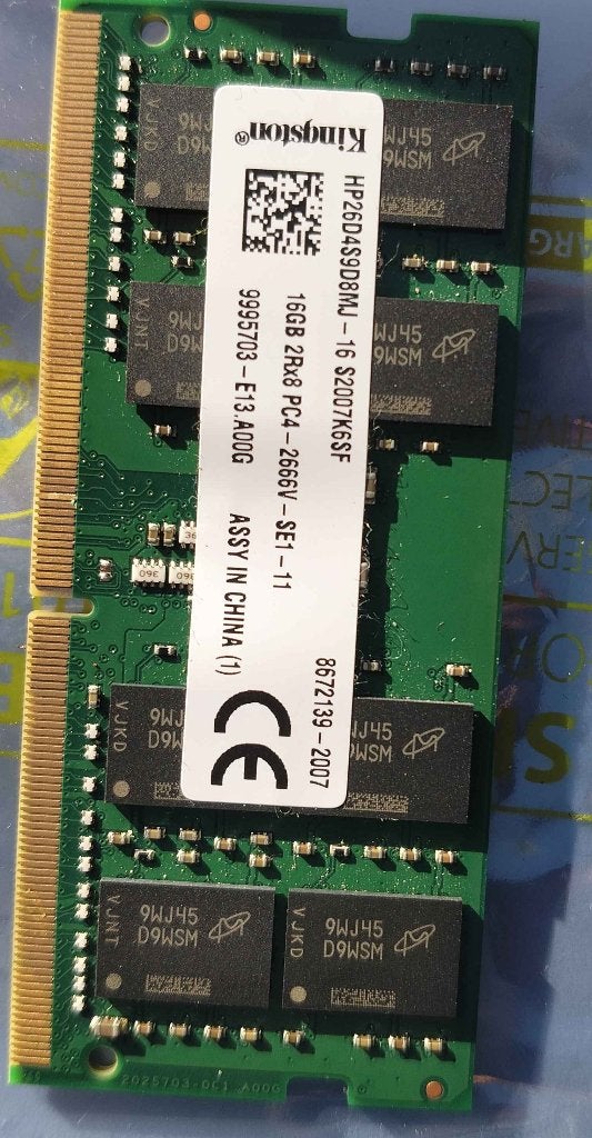 Laptop RAM 16GB DDR4 (SODIMM), Computers en Software, Gebruikt, Verzenden, DDR4, 2666 MHz