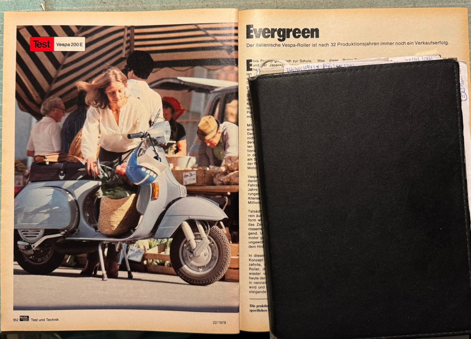Test 1978 Vespa P200E, Verzenden, Zo goed als nieuw, Motoren