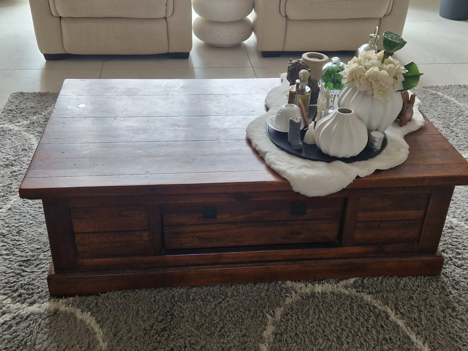 salon tafel, Ophalen, Rechthoekig, 100 tot 150 cm, 50 tot 100 cm