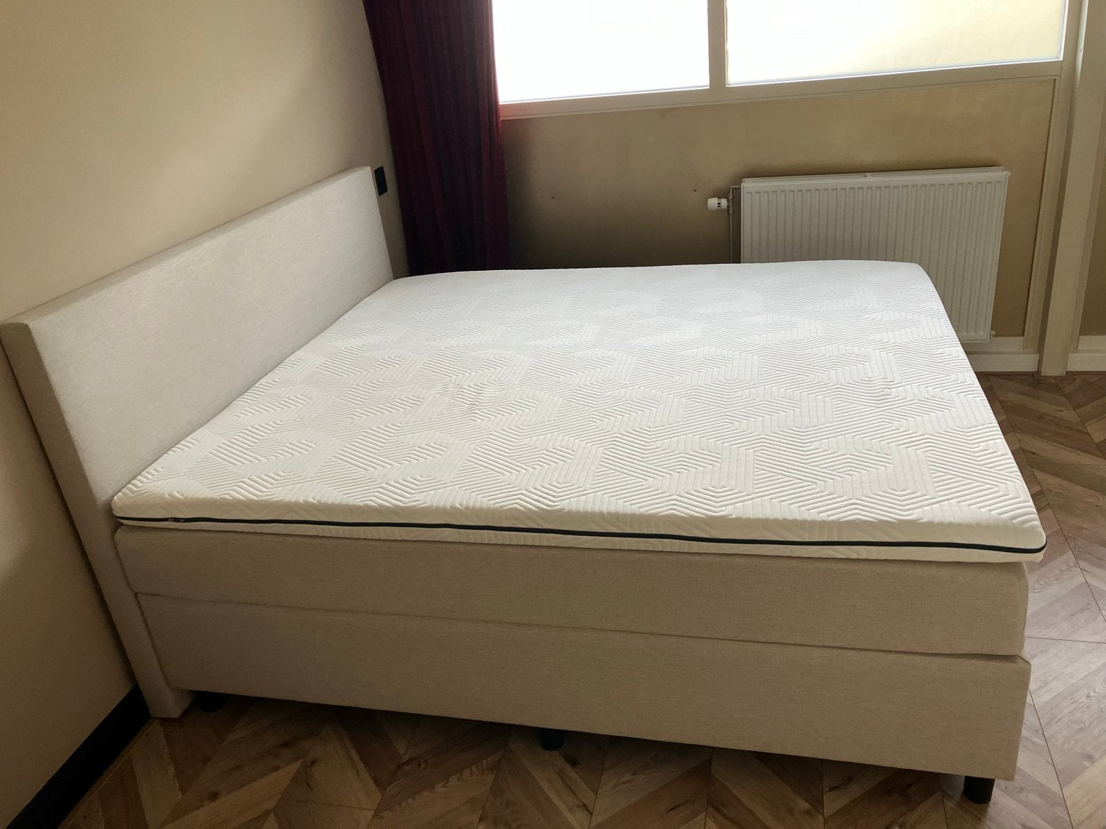Emma Gel Grid Topper EU 180x200 cm - Z.g.a.n., Ophalen, Tweepersoons, Zo goed als nieuw, 180 cm