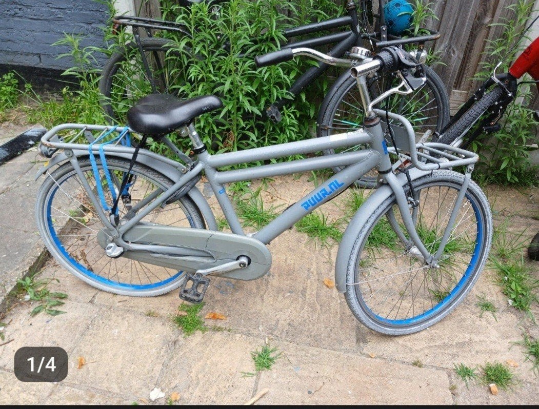 24 inch Stadsfiets met Voordrager en Versnelling - Puur, Versnellingen, Ophalen, Overige merken, Gebruikt