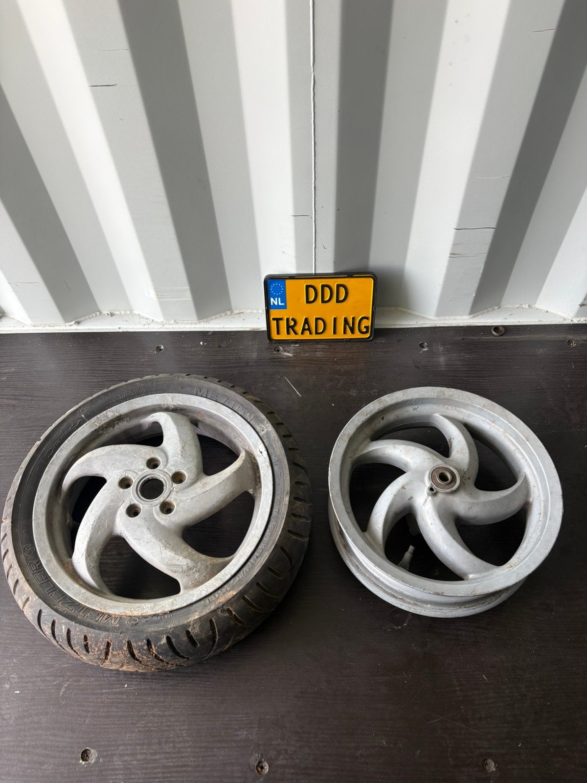 Dubbeldisk velgenset gilera runner 125 180, Ophalen of Verzenden