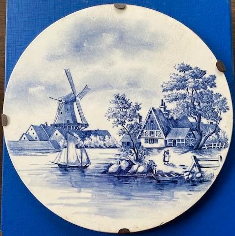 Wandbord, delftsblauw, Antiek en Kunst, Antiek | Keramiek en Aardewerk, Ophalen