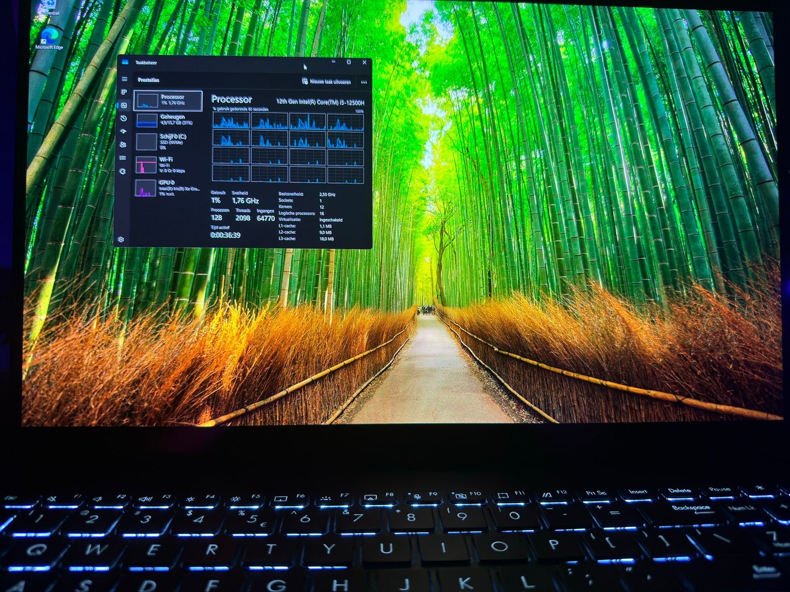Asus Zenbook Pro Flip OLED UP6502ZA-M8012W, Computers en Software, Windows Laptops, Ophalen, Gebruikt, Met touchscreen, 512 GB