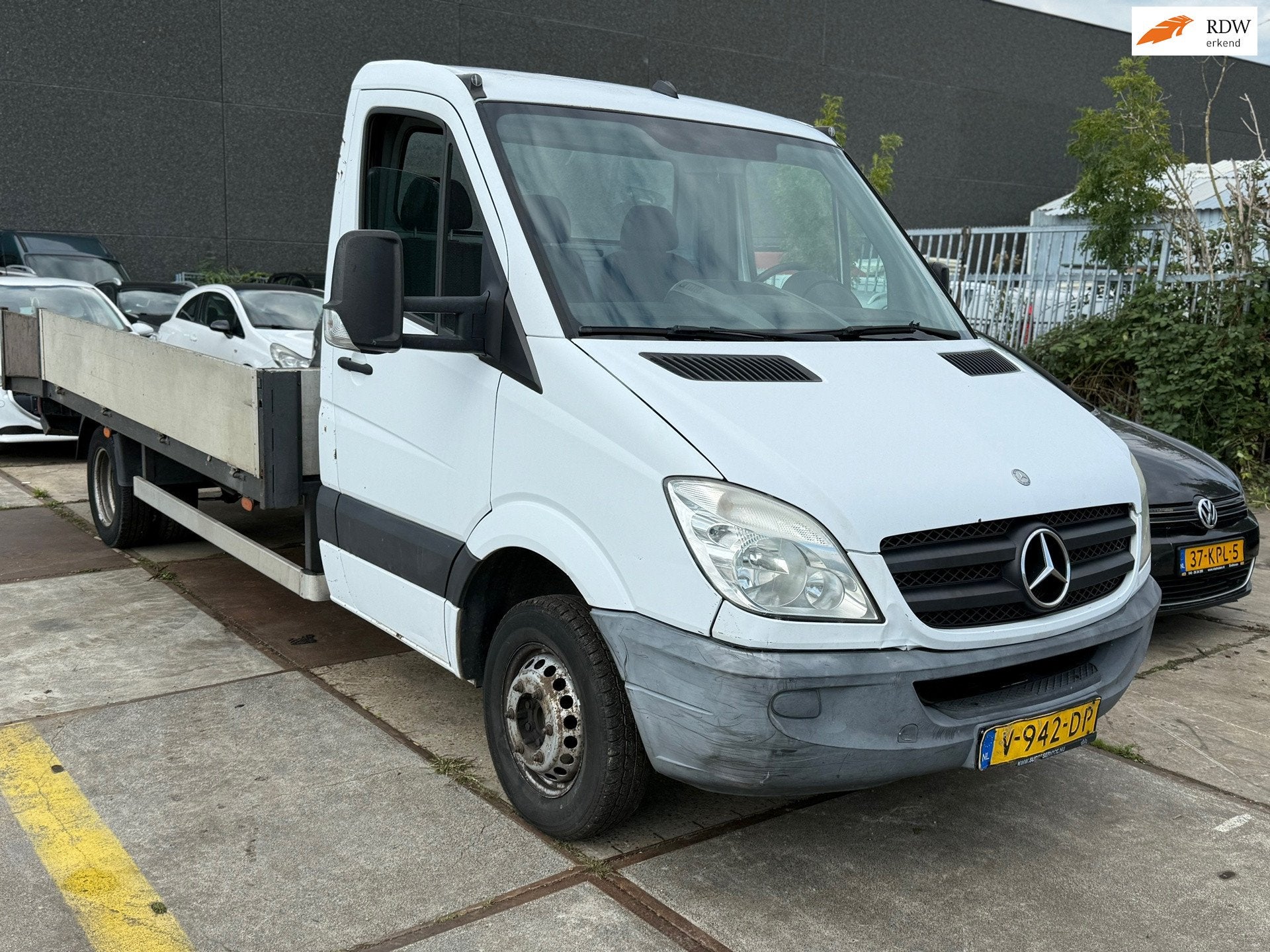 Mercedes-Benz Sprinter 516 2.2 CDI 432 pick up airco, Auto's, 13 km/l, Euro 5, Achterwielaandrijving, Gebruikt