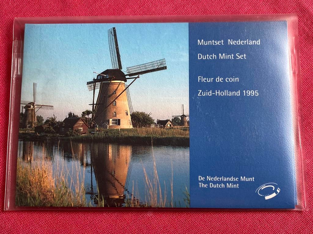 FDC / UNC Muntset uit 1995 Beatrix met Penning Zuid Holland, Verzenden, Koningin Beatrix, Setje