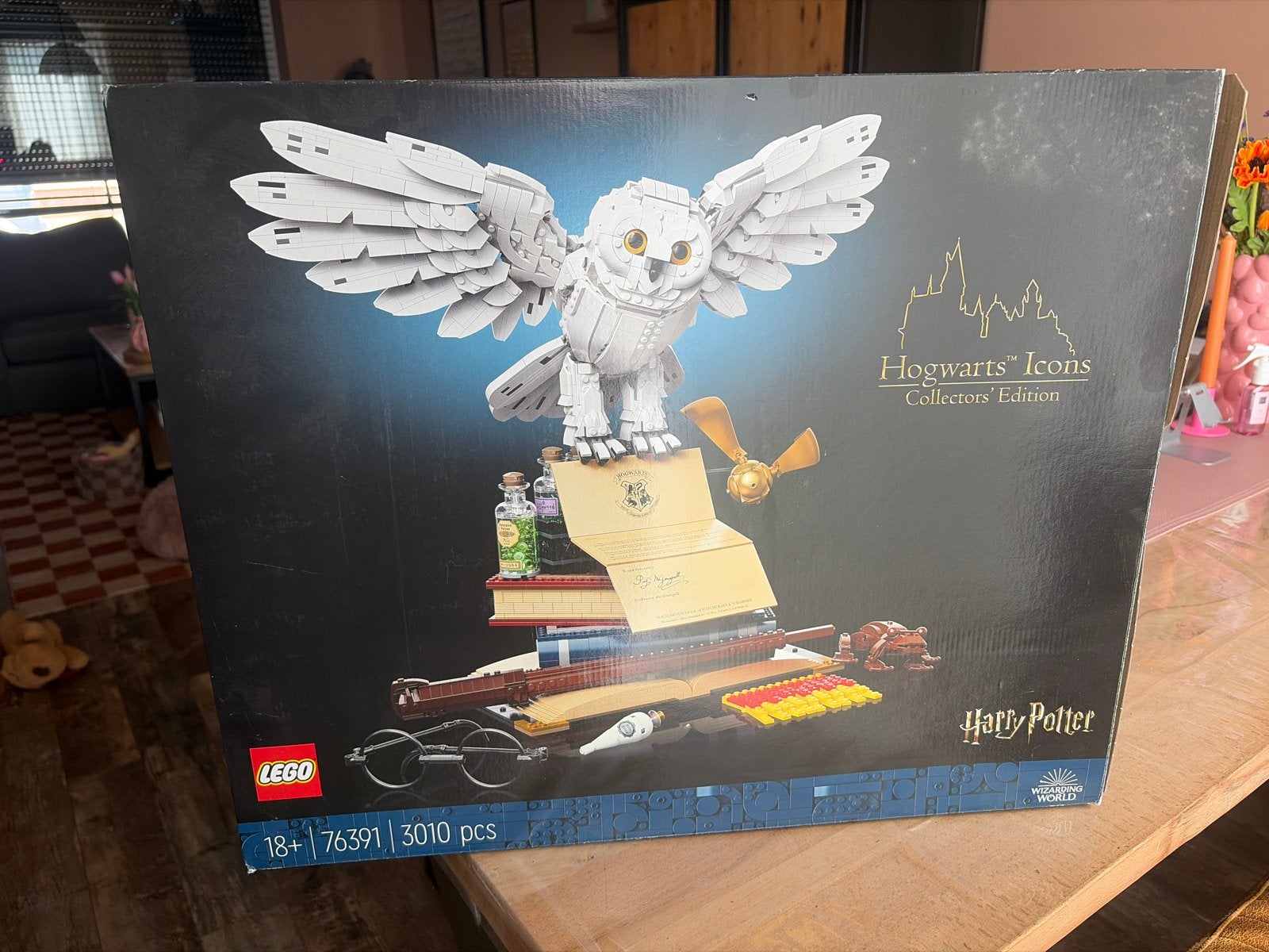 LEGO hedwig Harry Potter Hogwarts Collectors' Edition 76391, Ophalen, Gebruikt, Lego, Harry Potter