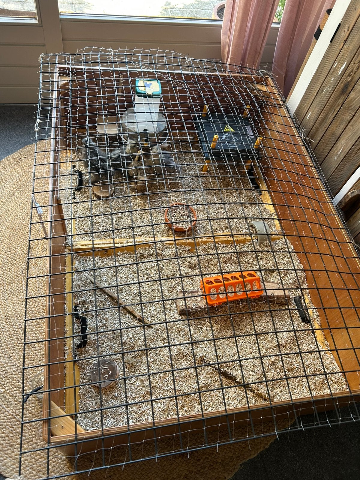 Mooi groot caviahok, Dieren en Toebehoren, Knaagdieren en Konijnen | Hokken en Kooien, Kooi, Zo goed als nieuw, 75 tot 110 cm