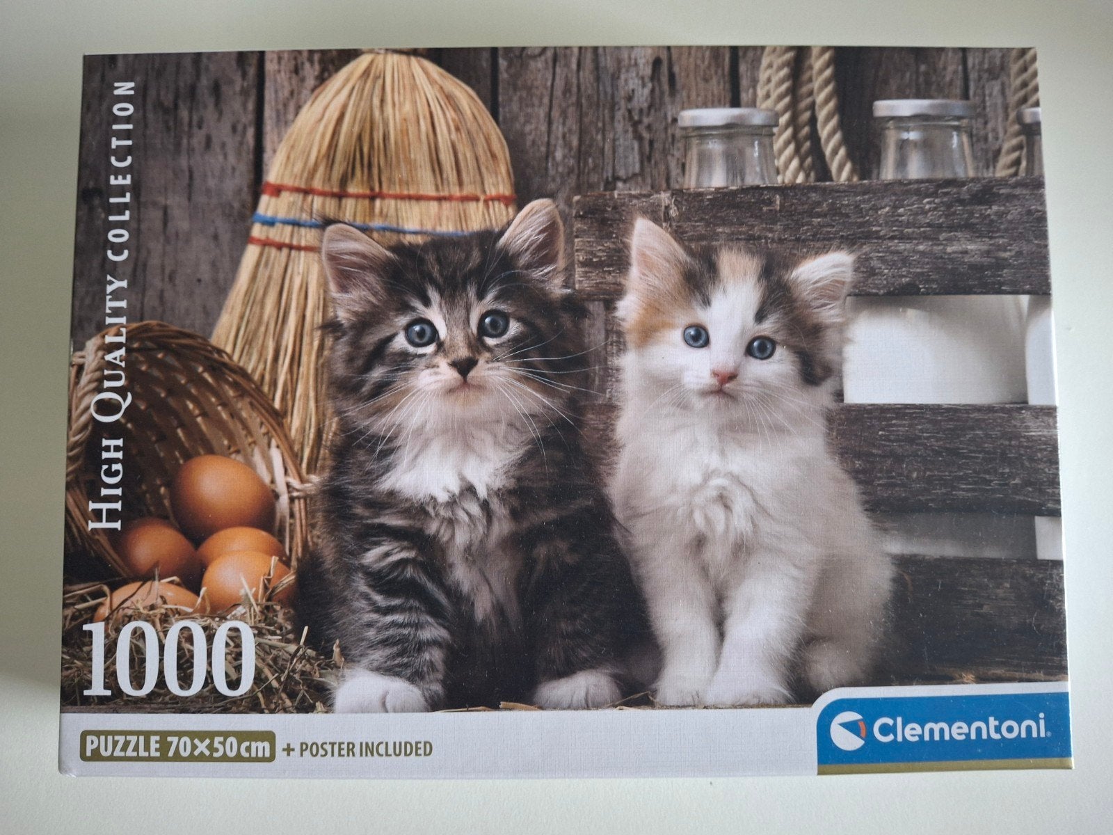 2x clementoni puzzel honden en katten, Ophalen of Verzenden, 500 t/m 1500 stukjes, Zo goed als nieuw, Legpuzzel