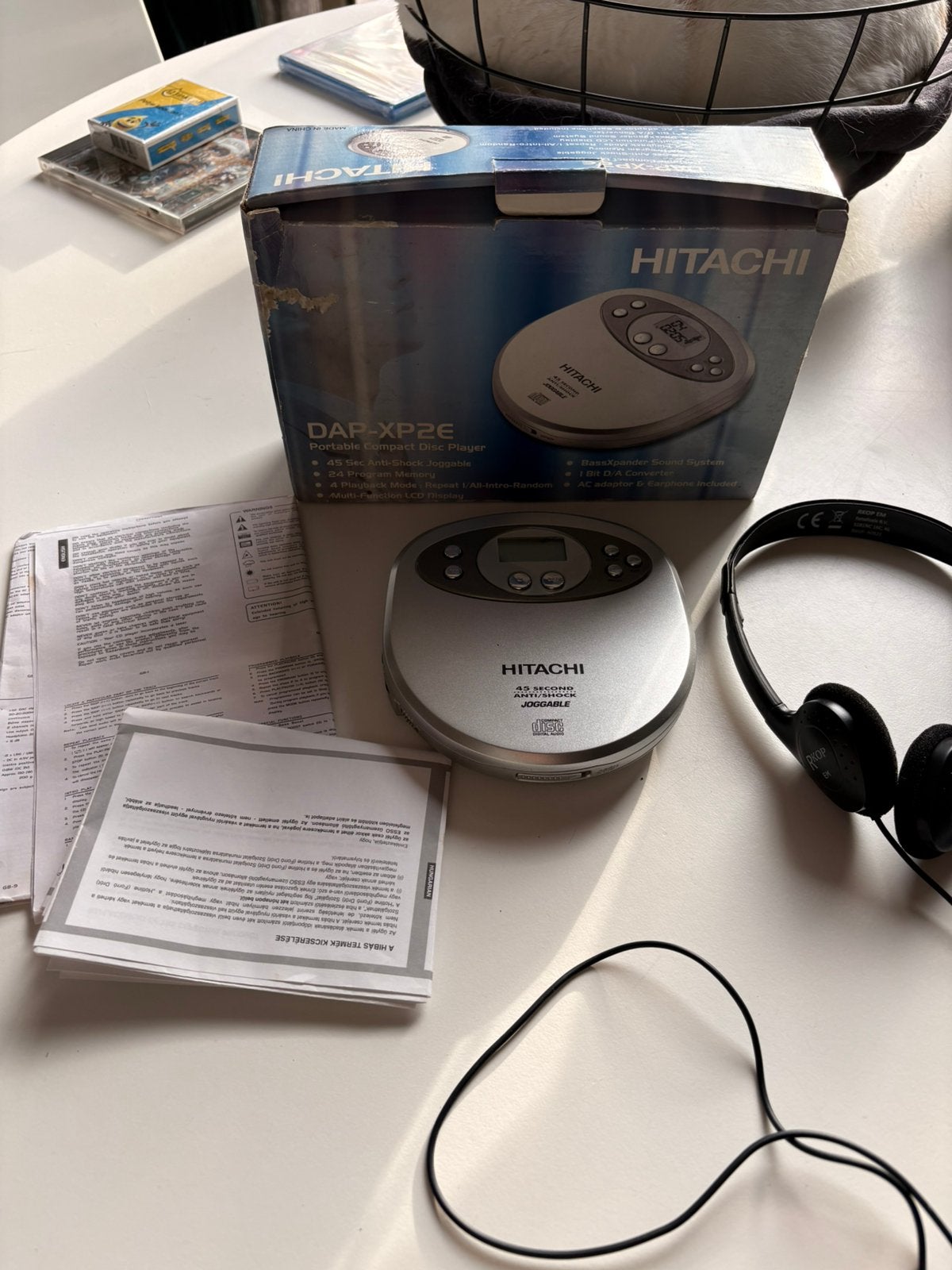 Nieuwe Hitachi DAP-XP2E Discman met originele doos, Audio, Tv en Foto, Ophalen, Discman
