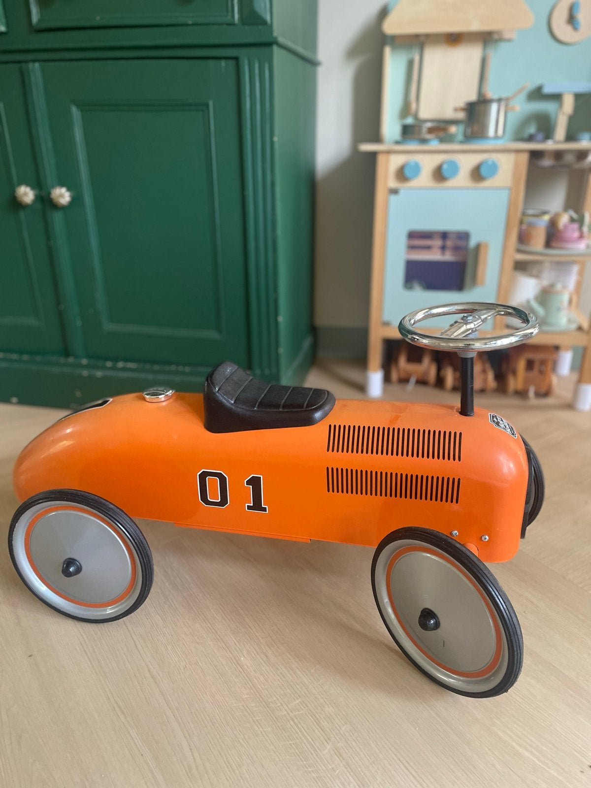 Retro Roller loopauto oranje - Generaal Lee stijl, Ophalen, Gebruikt