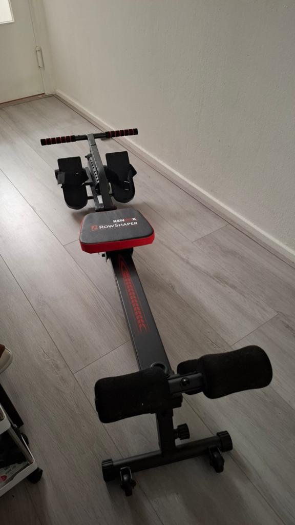 Kendox RowShaper Roeitrainer - Cardio & Krachttraining, Ophalen, Benen, Zo goed als nieuw, Metaal