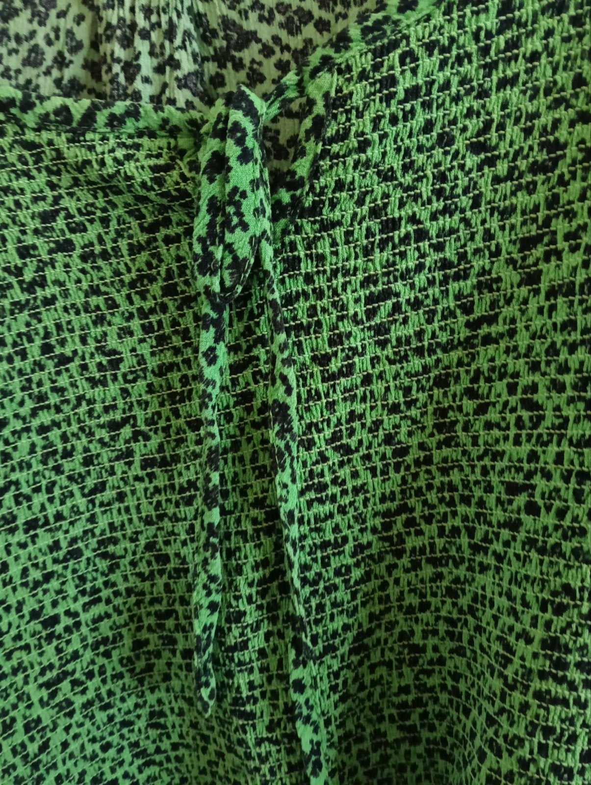 Groene jurk/tuniek met dierenprint van Ula Popken, Ophalen, Maat 46/48 (XL) of groter, Ulla Popken, Zo goed als nieuw