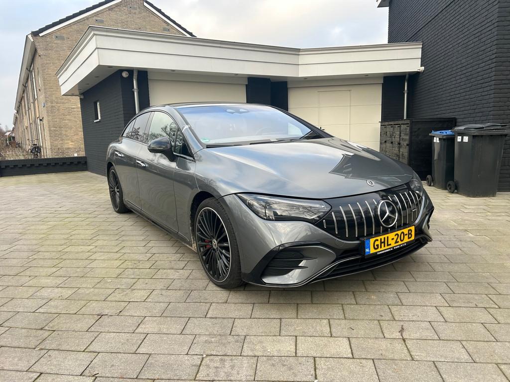 Mercedes-Benz EQE 350+ AMG Line 91 kWh, Auto's, Mercedes-Benz, Automaat, Achterwielaandrijving, Gebruikt, 662 km