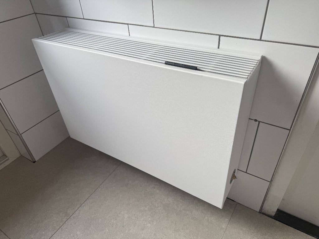 Jaga Strada Hybrid radiator met ventilatoren, Doe-het-zelf en Verbouw, Ophalen, 30 tot 80 cm, Gebruikt, Hoog rendement (Hr)