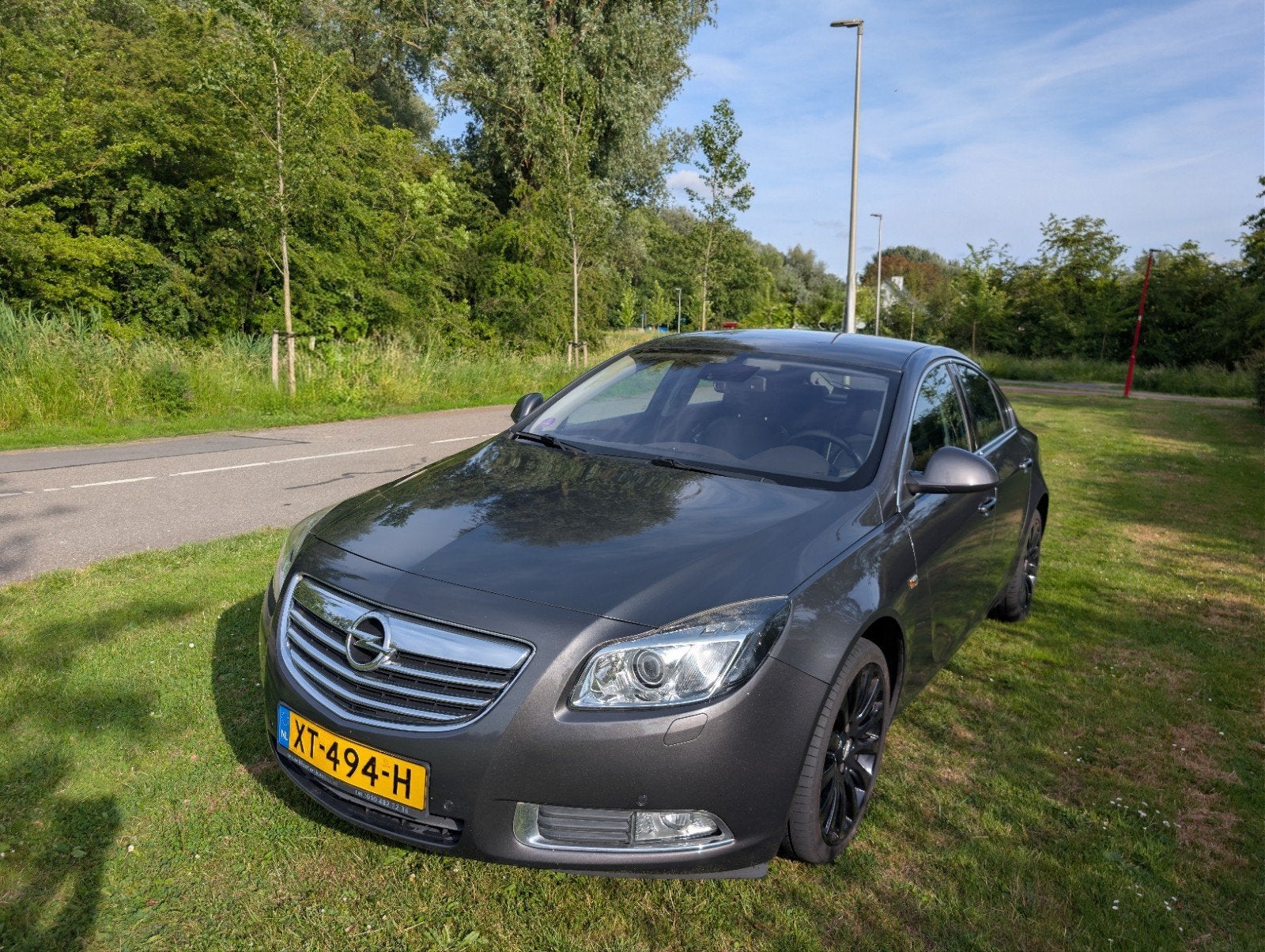 Opel Insignia 1.8 103KW 5-DRS 2010 Grijs full options, 4 cilinders, 1796 cc, 75 €/maand, Handgeschakeld