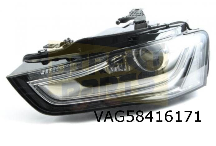 Audi A4 (4/12-) koplamp Links (Bi-Xe / met actieve bochtverl, -, Verzenden, -, Nieuw