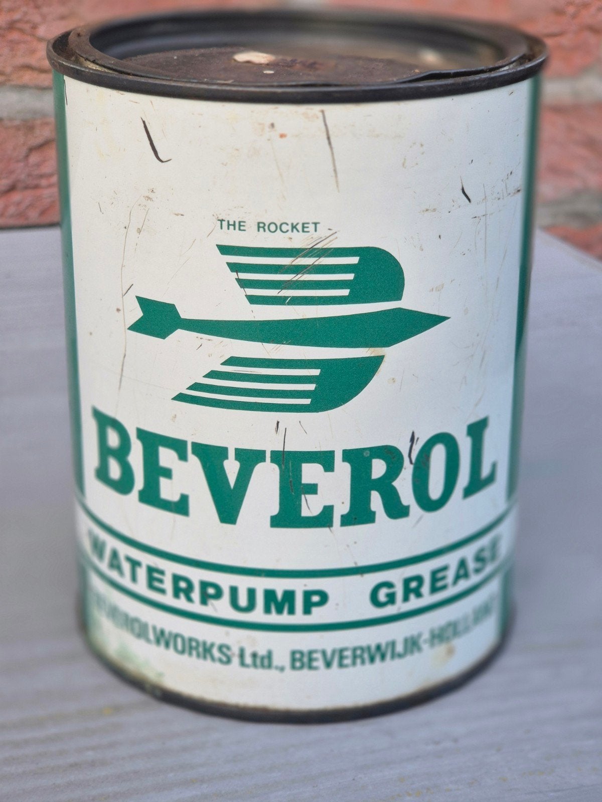 Beverol Olie Waterpump Grease blik Beverwijk, Ophalen of Verzenden, Gebruikt, Overige