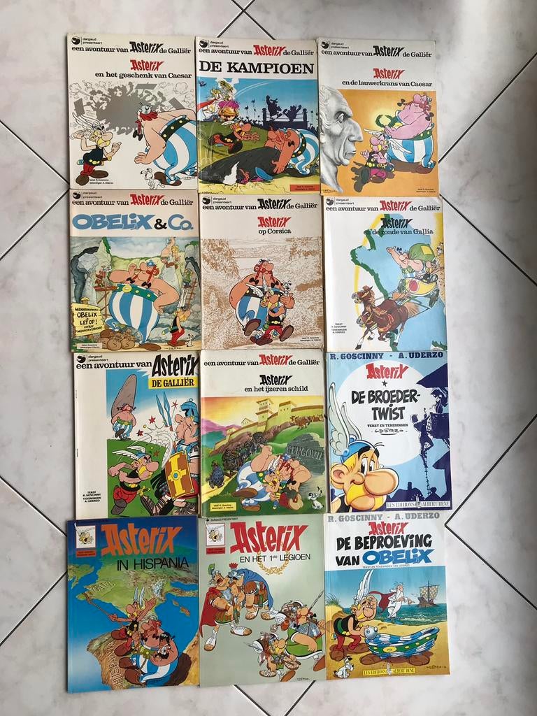 Asterix. 12 stripboeken., Boeken, Meerdere stripboeken, Ophalen of Verzenden, Gelezen