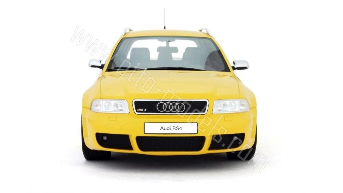 Audi B5 RS4 Otto Models OTO53 - imola gelb 1:18, Ophalen of Verzenden, Nieuw, Auto