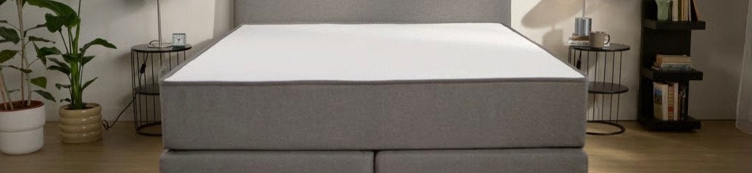 Emma Diamond topper en gestoffeerd matras (boxspring), Gebruikt, Tweepersoons, Ophalen of Verzenden, Matras