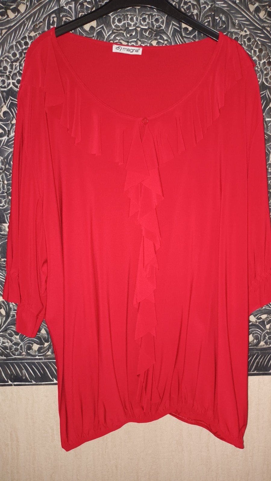 MAGNA Tuniek Rood Maat 56/58, Kleding | Dames, MAGNA, Maat 46/48 (XL) of groter, Ophalen of Verzenden, Zo goed als nieuw