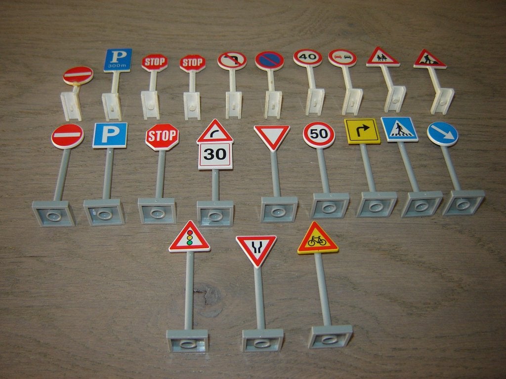 LEGO VERKEERSBORDEN 6315 !!!!, Lego, Accessoire, Ophalen of Verzenden, Zo goed als nieuw