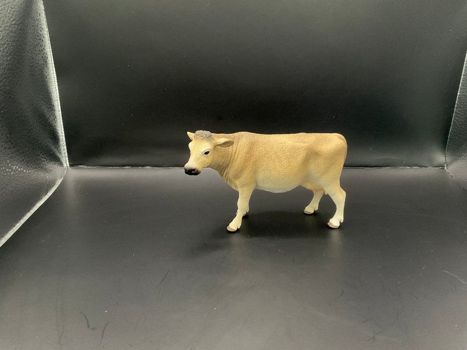 Schleich beige koe, Ophalen of Verzenden, Zo goed als nieuw, Boerderijdier, Beeldje of Figuurtje