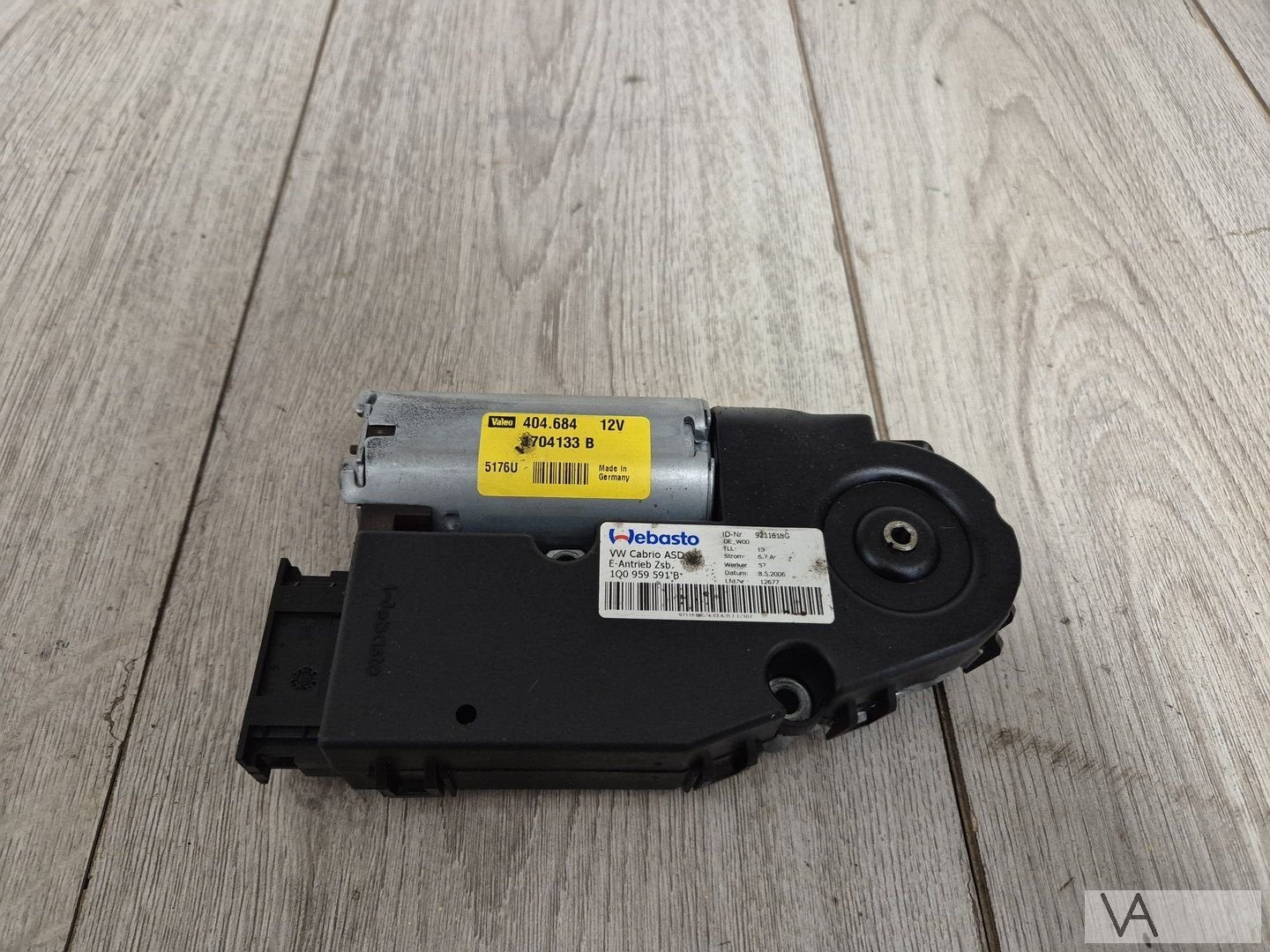VW Eos 2005 - 2011 schuifdak cabriodak motor 1q0959591b €300, Gebruikt, -, Volkswagen, -