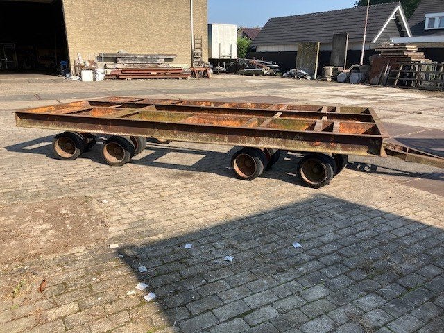 Transport wagen 5 x2.50 mtr, 25/30 ton, Doe-het-zelf en Verbouw, 100 liter of meer, Ophalen, Gebruikt, Transportkar