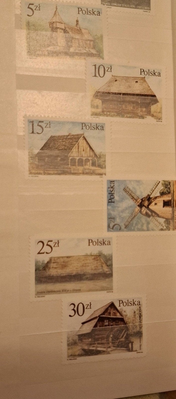 Polen 3060-3065 (compleet.Kwestie.) 1986 Monumenten, Verzenden, Polen, Postfris
