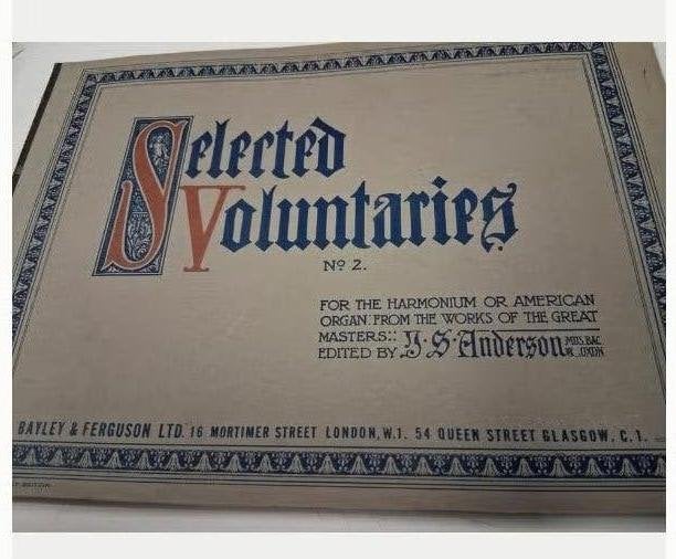 Selected Voluntaries No. 2 voor Harmonium of Amerikaans Org, Ophalen of Verzenden, Gelezen, Artiest