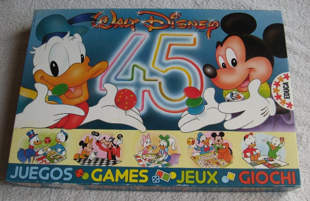 Walt Disney 45 spellen (Donald / Mickey e.a) nieuw in doos, Ophalen of Verzenden, Overige figuren, Nieuw, Overige typen