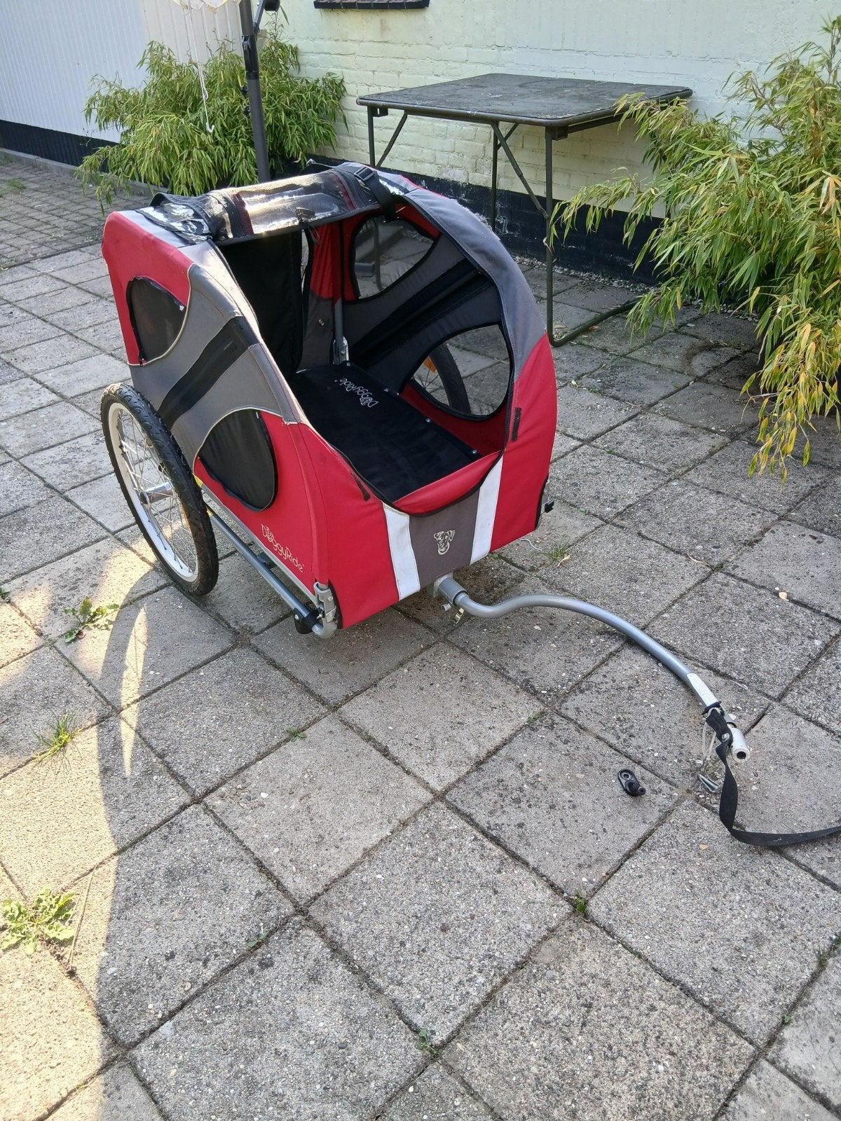 fietskar hond DoggyRide novel, Ophalen, Gebruikt